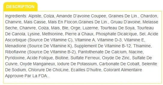 Nourriture pour Serins VITOMAX - Zoomax Nourriture Pour Serins VITOMAX - Zoomax -Animobouffe Magasin 82240 2 optimize