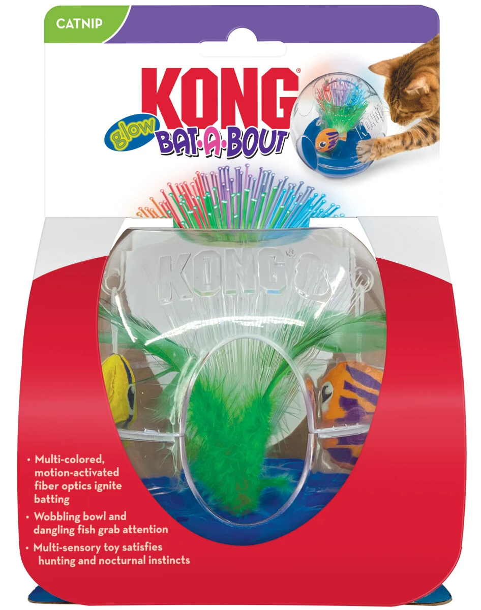 Aquarium lumineux bat-a-bout pour chats - Kong Aquarium Lumineux Bat-a-bout Pour Chats - Kong -Animobouffe Magasin KG0956 4 optimize