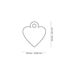 Médaille Pour Animaux Petit Coeur Rose - MyFamily -Animobouffe Magasin Tg1016b 3 optimize