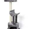 Arbre à Chat Gris à Deux Niveaux 56" - Büd'z