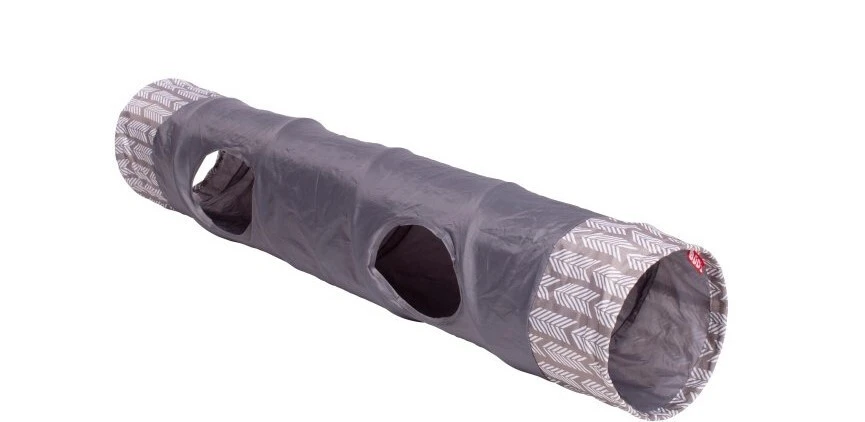 Tunnel pour Chats Gris et Blanc 9.5 X 35''- Bud'z Tunnel Pour Chats Gris Et Blanc 9.5 X 35''- Bud'z -Animobouffe Magasin bz03607 1 optimize