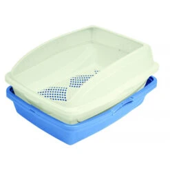 Bac à Litière En Plastique Avec Tamis Pour Chats - Van Ness