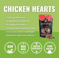 Gâteries Coeurs De Poulet Séchés à Froid - Vital Essentials -Animobouffe Magasin d5240 3 optimize