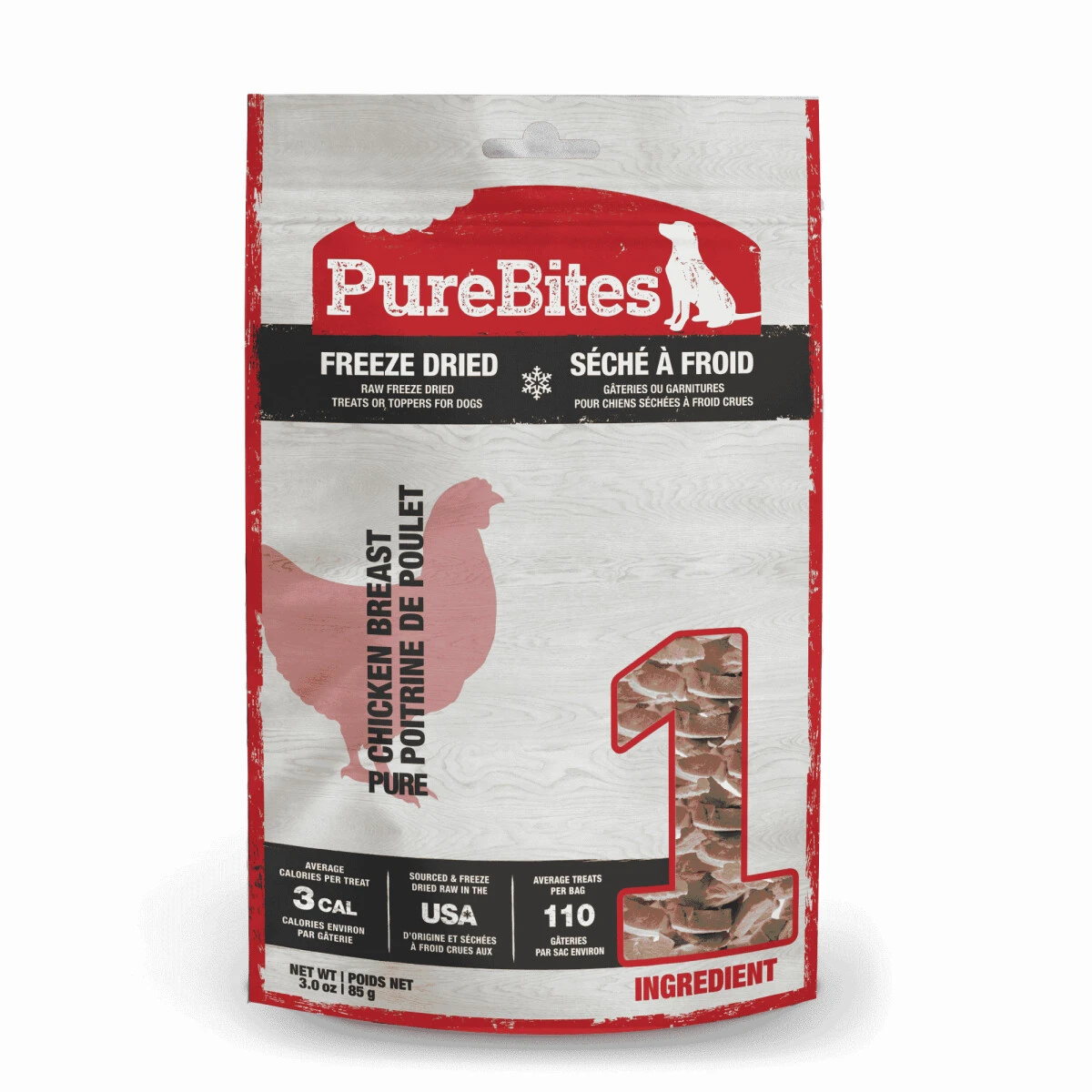 Gâterie de poulet séché à froid pour chiens - PureBites Gâterie De Poulet Séché à Froid Pour Chiens - PureBites -Animobouffe Magasin d5518 2 optimize