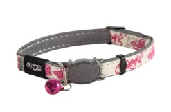 Collier Pour Chats Glowcat Papillion Rose Fermoir De Plastique 8-12"- Rogz