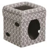 Cube Pour Chat Curious Cat Gris - Feline Nuvo
