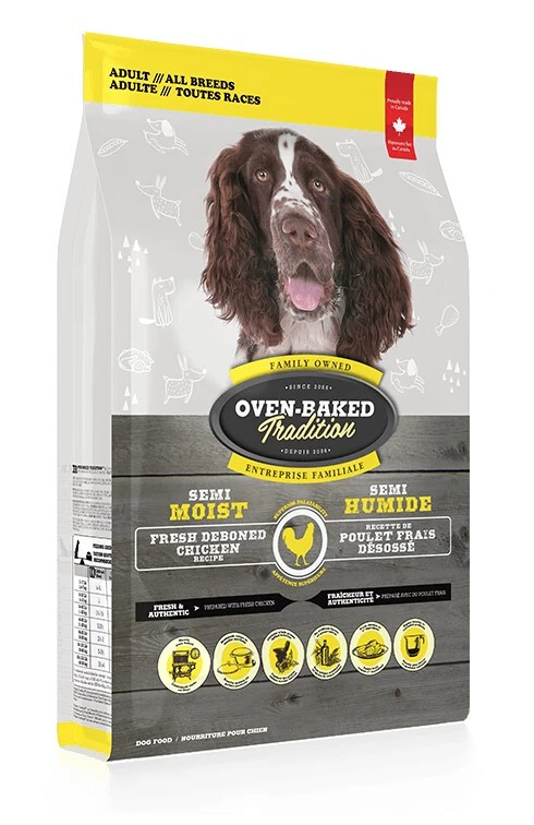 Nourriture semi-humide pour chiens au poulet - Oven-Baked Tradition Nourriture Semi-humide Pour Chiens Au Poulet - Oven-Baked Tradition -Animobouffe Magasin ob450 1 optimize