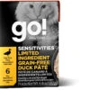 Nourriture En Boîte Pâté De Canard à Ingrédients Limités Pour Chats - Go ! Sensitivities