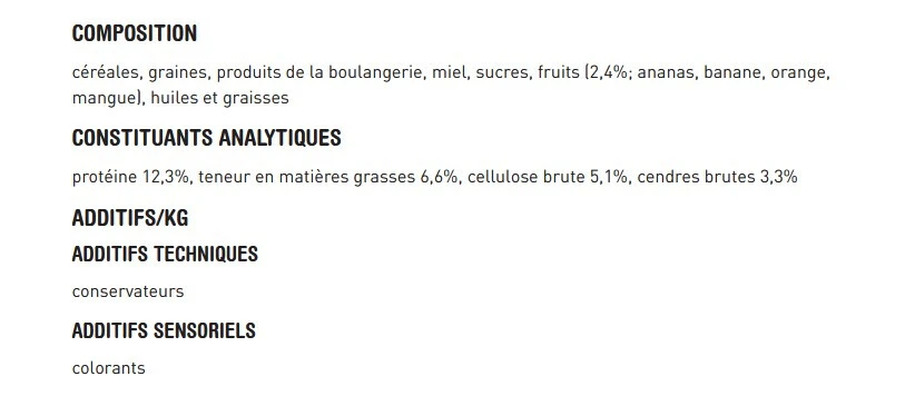 Bâtonnets à Becqueter aux Fruits Exotiques pour Perruches - Versele-Laga Bâtonnets à Becqueter Aux Fruits Exotiques Pour Perruches - Versele-Laga -Animobouffe Magasin rb422309 2 optimize