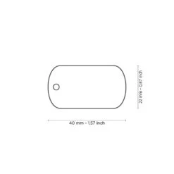 Médaille Pour Animaux Drapeau Canadien - MyFamily -Animobouffe Magasin tg2509 2 optimize