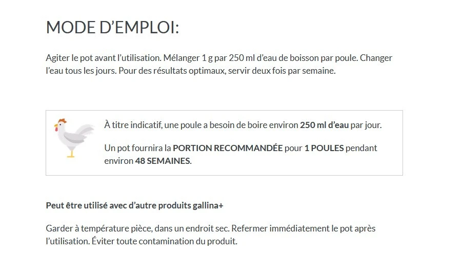 Supplément Ponte Plus Galinna+ pour Poules - Baci+ Supplément Ponte Plus Galinna+ Pour Poules - Baci+ -Animobouffe Magasin y29040 4 optimize
