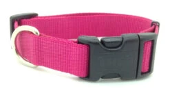 Collier Pour Animaux Ajustable En Nylon Fuchsia - Tuff